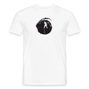 Mountaineer, Climber, Rope Climbing - Men's T-Shirt - white - Front - AI Model Male 178 dark (178cm)