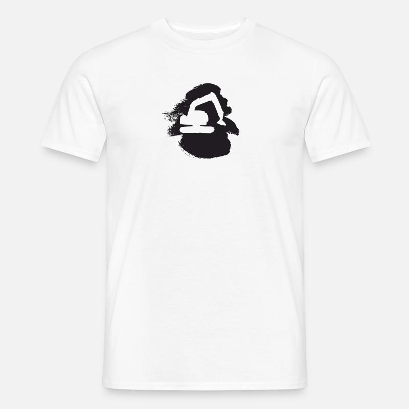 Baggerfahrerin Baggerfahrer Bagger - Männer T-Shirt - Weiß