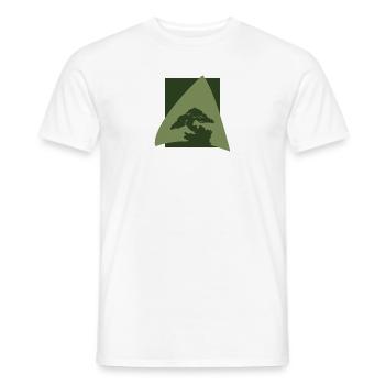 Tree, Bonsai, Grow, Tree - Men's T-Shirt - white - Front - AI Model Male 178 dark (178cm)