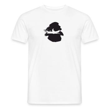 Kajak Wildwasser Rudern - Männer T-Shirt - Weiß - Vorne - AI Model Male 178 dark (178cm)