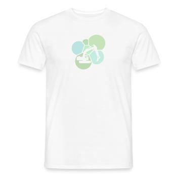 Chantier de construction de maison de construction - T-shirt homme - blanc - Devant - AI Model Male 178 dark (178cm)