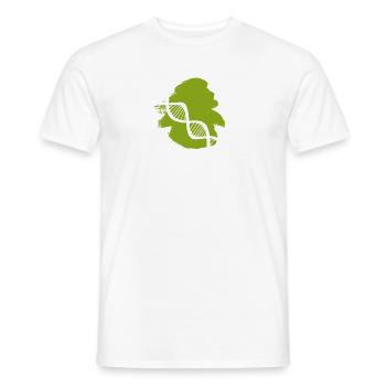 Biology Biological Bio - Men's T-Shirt - white - Front - AI Model Male 178 dark (178cm)