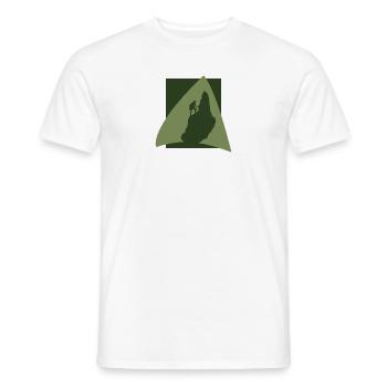 Kletterer Berg Felsklettern - Männer T-Shirt - Weiß - Vorne - AI Model Male 178 dark (178cm)