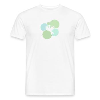 Calopsitte oiseau volant - T-shirt homme - blanc - Devant - AI Model Male 178 dark (178cm)