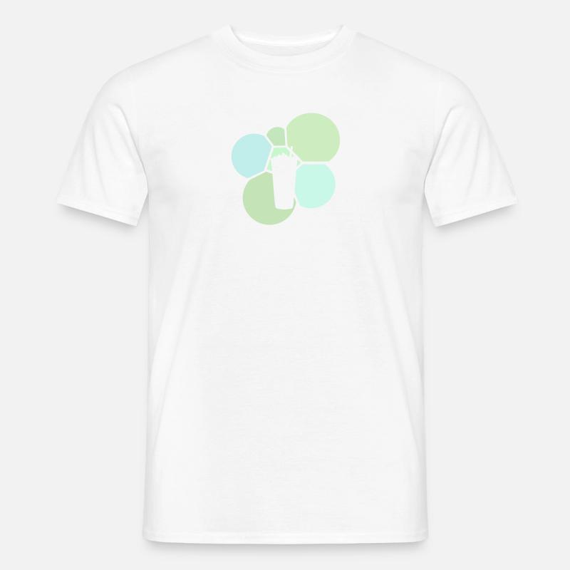 Tee Tee Tee - Männer T-Shirt - Weiß