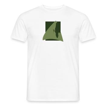 Alpinist Seilklettern Klettern - Männer T-Shirt - Weiß - Vorne - AI Model Male 178 dark (178cm)