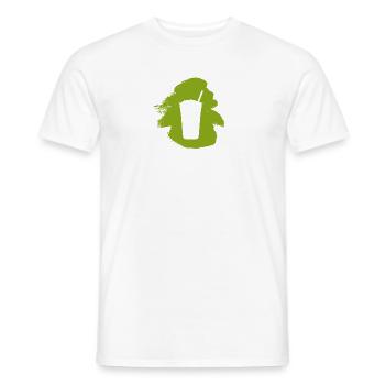 Bubbletee Tee Boba - Männer T-Shirt - Weiß - Vorne - AI Model Male 178 dark (178cm)
