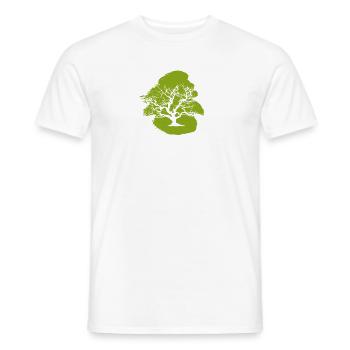 Horticulture Botanique Botanique - T-shirt homme - blanc - Devant - AI Model Male 178 dark (178cm)
