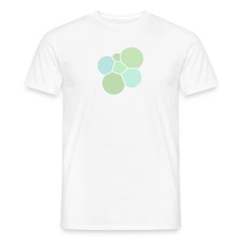 Grimpeur grimpeur escalade sur corde - T-shirt homme - blanc - Devant - AI Model Male 178 dark (178cm)