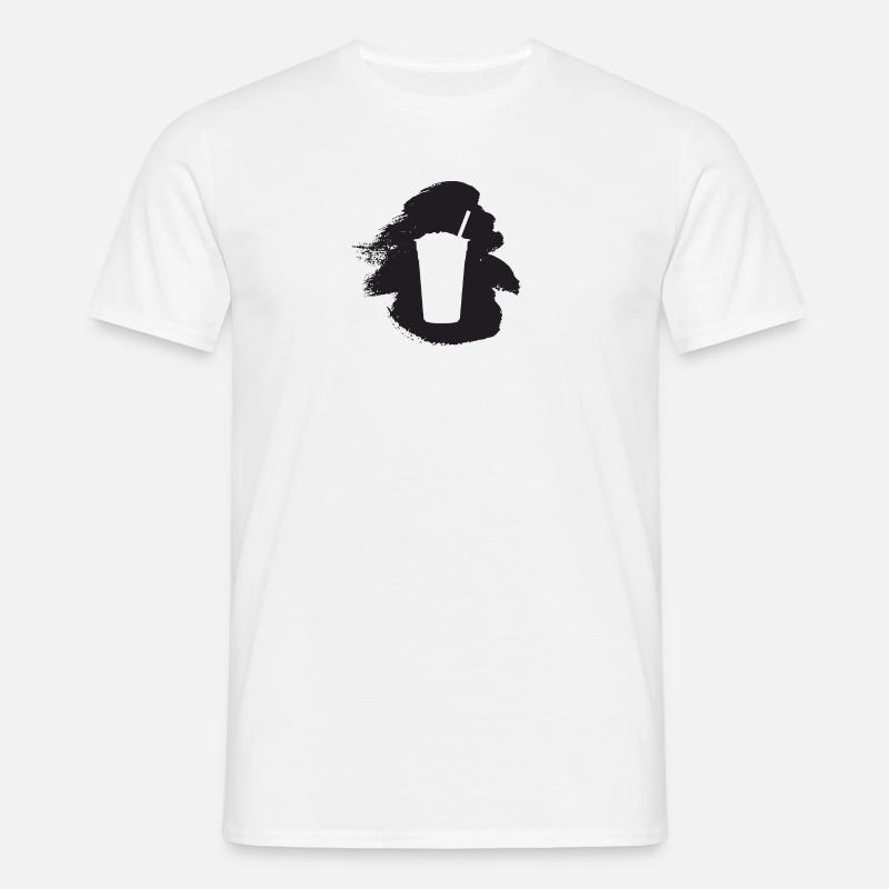 Bubbletee Bubble Bubble Tea - Männer T-Shirt - Weiß