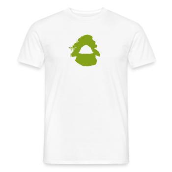 Tent Camper Camper - Men's T-Shirt - white - Front - AI Model Male 178 dark (178cm)