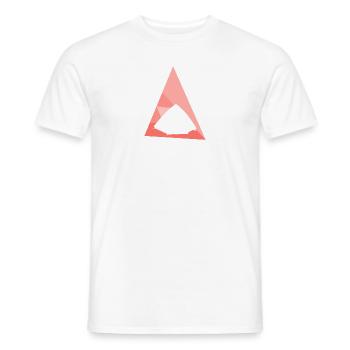 Camping Camper Tents - Men's T-Shirt - white - Front - AI Model Male 178 dark (178cm)