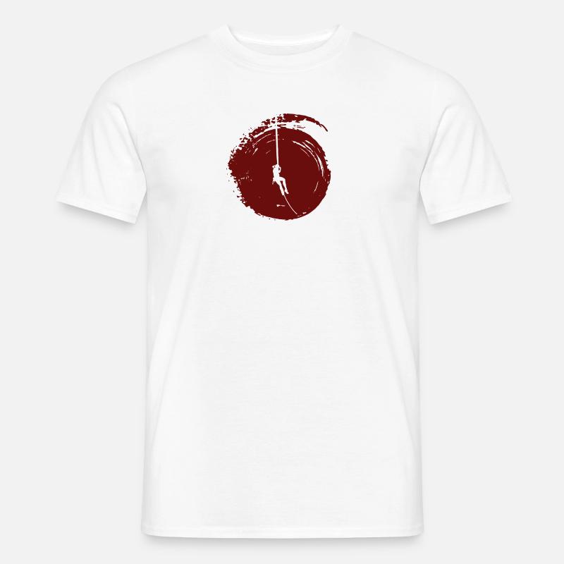 Mountaineer Climber Climbing - Men’s T-shirt - white