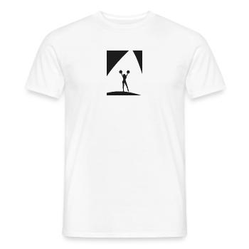Cheerleading Cheerleader Pompom Cheerleader - Men's T-Shirt - white - Front - AI Model Male 178 dark (178cm)