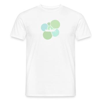 Canoë Aviron Pagayer - T-shirt homme - blanc - Devant - AI Model Male 178 dark (178cm)