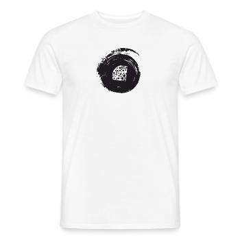 Maus Burger Parmesan - Männer T-Shirt - Weiß - Vorne - AI Model Male 178 dark (178cm)
