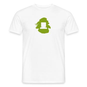 Technicien de travail informatique sur PC - T-shirt homme - blanc - Devant - AI Model Male 178 dark (178cm)