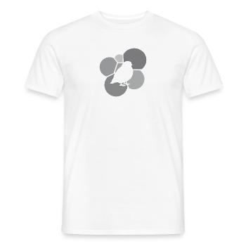 Vogel Flügel Flug Abbildung - Männer T-Shirt - Weiß - Vorne - AI Model Male 178 dark (178cm)
