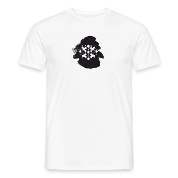 Crypto-monnaie Crypto-monnaie Blockchain - T-shirt homme - blanc - Devant - AI Model Male 178 dark (178cm)