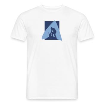 Forging Forging Forming - Men's T-Shirt - white - Front - AI Model Male 178 dark (178cm)