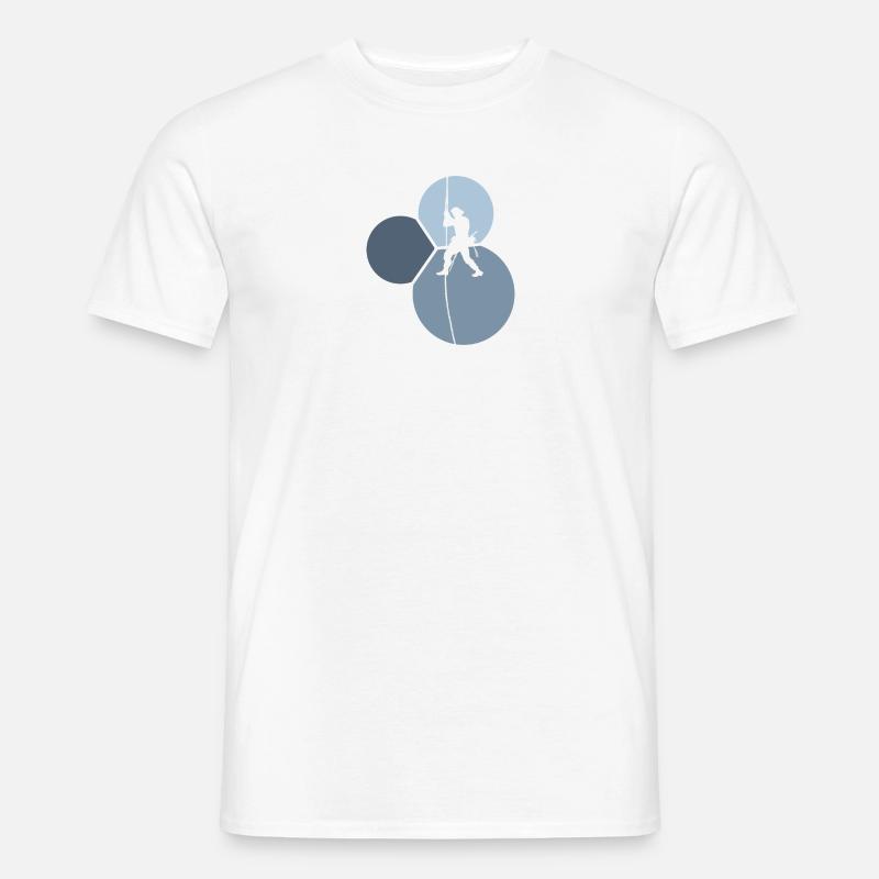 Alpinisme, Escalade, Escalade - T-shirt homme - blanc