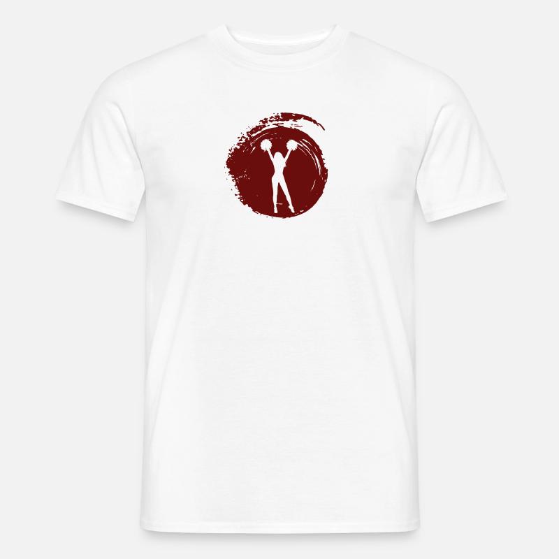 Mädchen Mädchen Cheerleading - Männer T-Shirt - Weiß