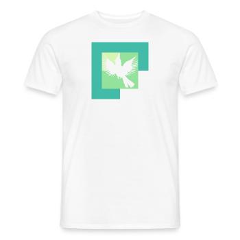 Cockatiel cockatiel funny - Men's T-Shirt - white - Front - AI Model Male 178 dark (178cm)