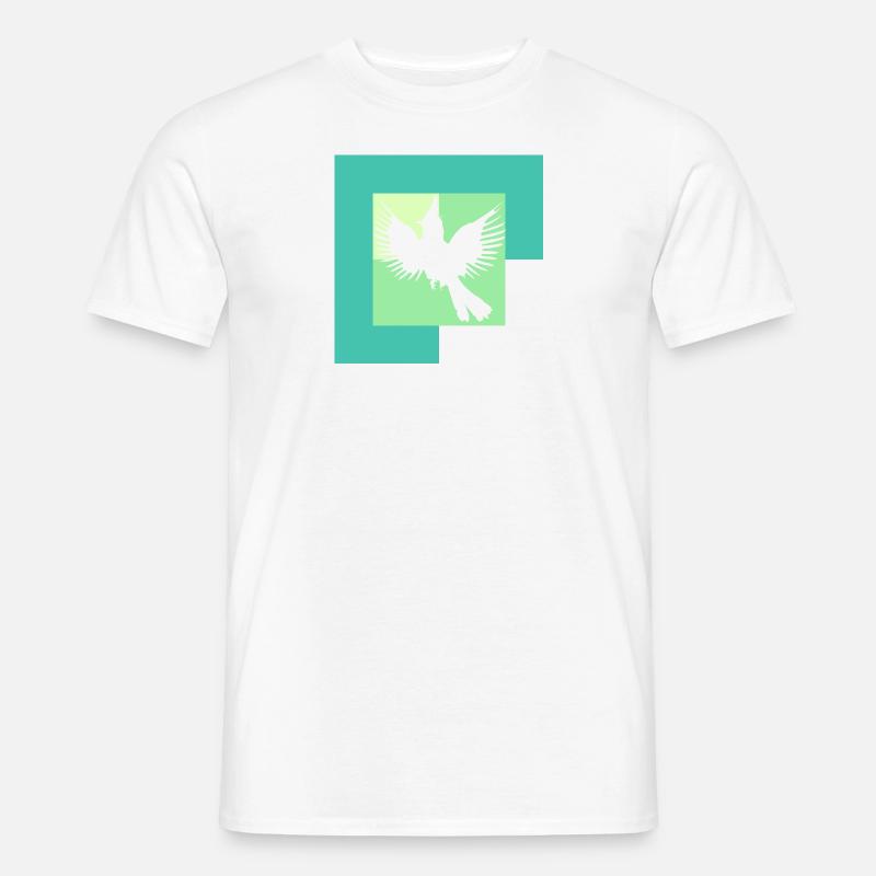 Calopsitte calopsitte drôle - T-shirt homme - blanc