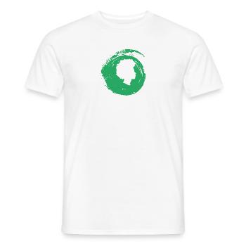 Funky Afro 70s - Men's T-Shirt - white - Front - AI Model Male 178 dark (178cm)