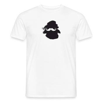 Gesichtsbehaarung Gentleman Schnurrbart - Männer T-Shirt - Weiß - Vorne - AI Model Male 178 dark (178cm)