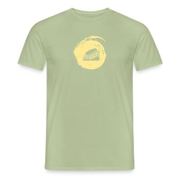 Ferris wheel funfair - Men's T-Shirt - sage - Front - AI Model Male 178 light (178cm)