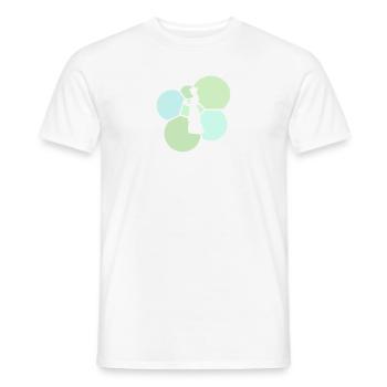 Auteur de livres - T-shirt homme - blanc - Devant - AI Model Male 178 dark (178cm)