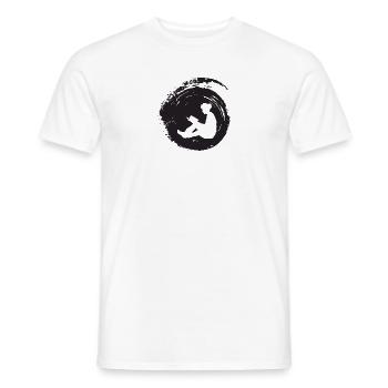 Reading Education Bookworm - Men's T-Shirt - white - Front - AI Model Male 178 dark (178cm)