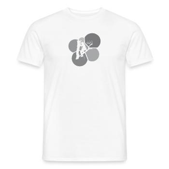 Escalade Accrobranche - T-shirt homme - blanc - Devant - AI Model Male 178 dark (178cm)
