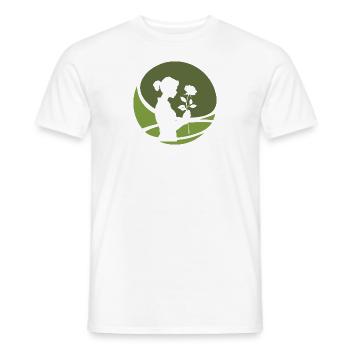 Bouquet Fleuristerie Horticulture - T-shirt homme - blanc - Devant - AI Model Male 178 dark (178cm)