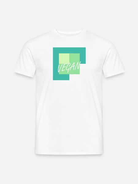 Veganerin Tierschutz Pflanzlich - Männer T-Shirt - Weiß