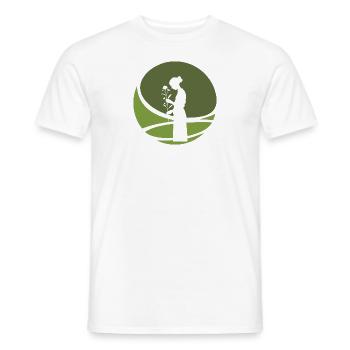 Blumenstrau Floristik - Männer T-Shirt - Weiß - Vorne - AI Model Male 178 dark (178cm)
