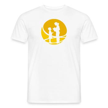 Grundschullehrer Abi Lernen - Männer T-Shirt - Weiß - Vorne - AI Model Male 178 dark (178cm)