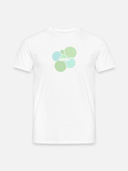 Gesichtsbehaarung Bart Hipster - Männer T-Shirt - Weiß