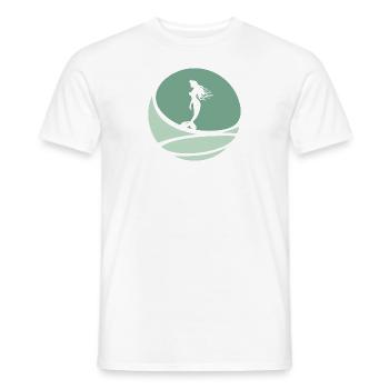 Seekuh Meerjungfrau - Männer T-Shirt - Weiß - Vorne - AI Model Male 178 dark (178cm)