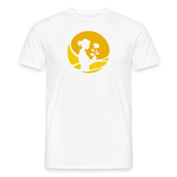 Blumenstrau Garten Gießkanne - Männer T-Shirt - Weiß - Vorne - AI Model Male 178 dark (178cm)