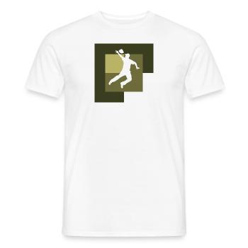 Tournoi de jeu - T-shirt homme - blanc - Devant - AI Model Male 178 dark (178cm)