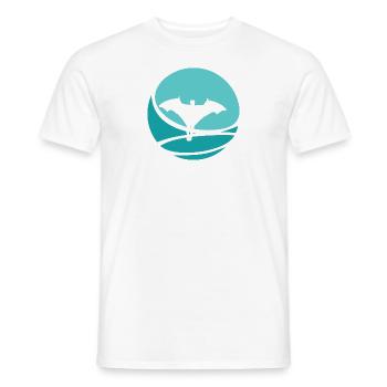 Wingsuit Gleiter - Männer T-Shirt - Weiß - Vorne - AI Model Male 178 dark (178cm)