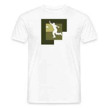 Règles Sacs - T-shirt homme - blanc - Devant - AI Model Male 178 dark (178cm)