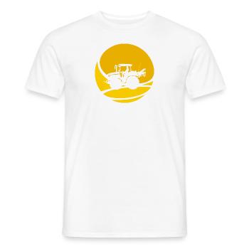 Landwirtschaft Landwirt Bauer - Männer T-Shirt - Weiß - Vorne - AI Model Male 178 dark (178cm)