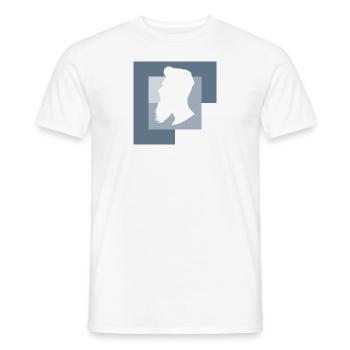 Gesichtsbehaarung Sir Hipster - Männer T-Shirt - Weiß - Vorne - AI Model Male 178 dark (178cm)