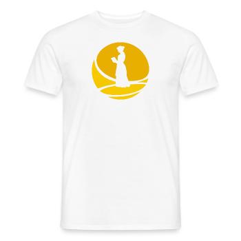 Leseratte Buch - Männer T-Shirt - Weiß - Vorne - AI Model Male 178 dark (178cm)