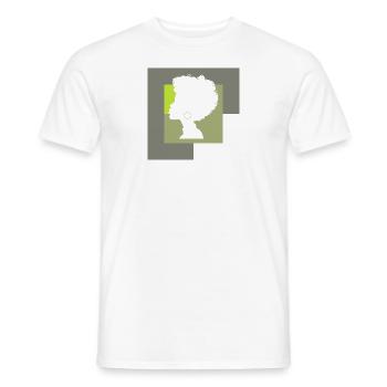 Soul Afro Beat Funky - T-shirt homme - blanc - Devant - AI Model Male 178 dark (178cm)
