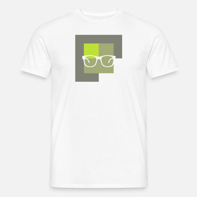 Buch Leseratte Writing - Männer T-Shirt - Weiß