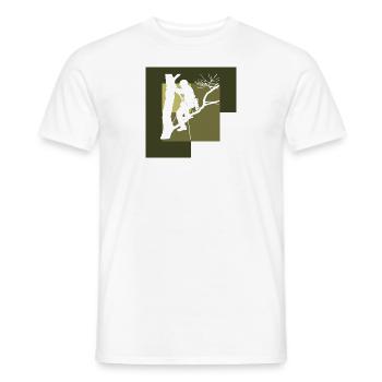 Accrobranche Escalade Ascension - T-shirt homme - blanc - Devant - AI Model Male 178 dark (178cm)